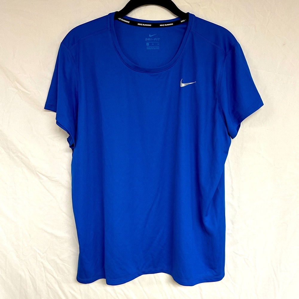 Nike Dri-Fit Running Shirt.  Royal Blue.  Size XL.